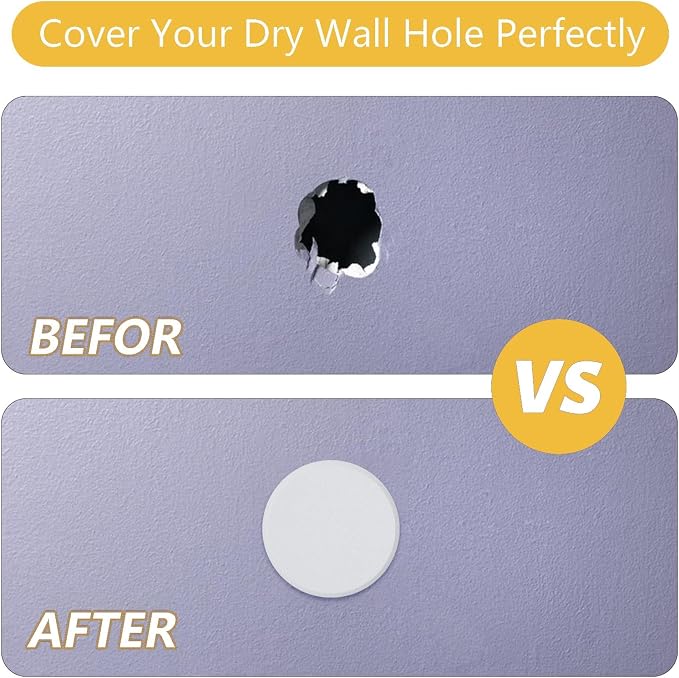 HOME MASTER HARDWARE 5" Wall Protector, 5 Pack Door Knob Wall Shield | White - Image 2