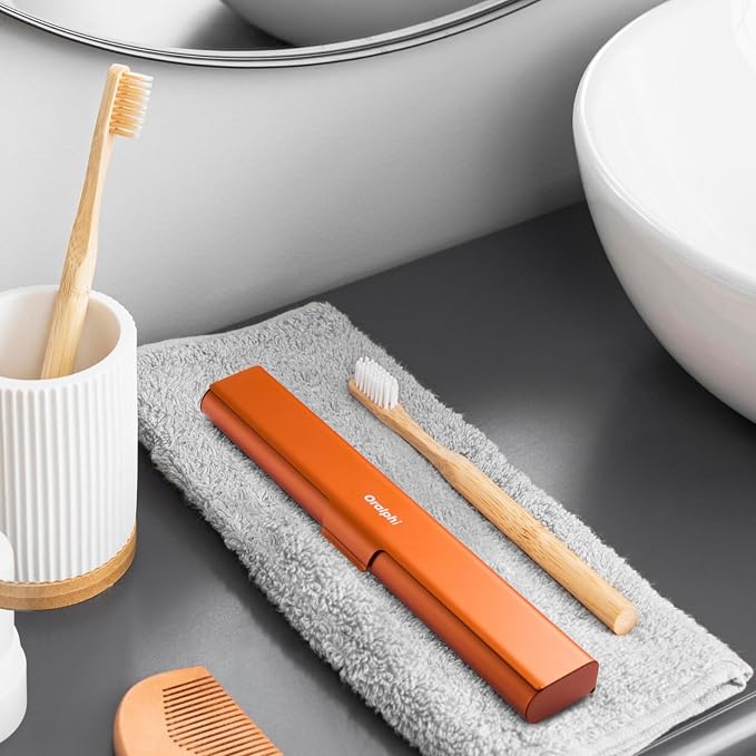 Aluminum Toothbrush Travel Case, Portable Travel Toothbrush Holder, Durable - Image 7