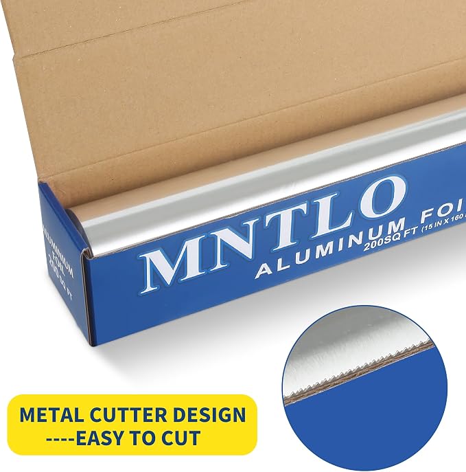 Superior Extra Heavy Duty Aluminum Foil 15" x 200 SQ FT | about 50% Thicker - Image 3