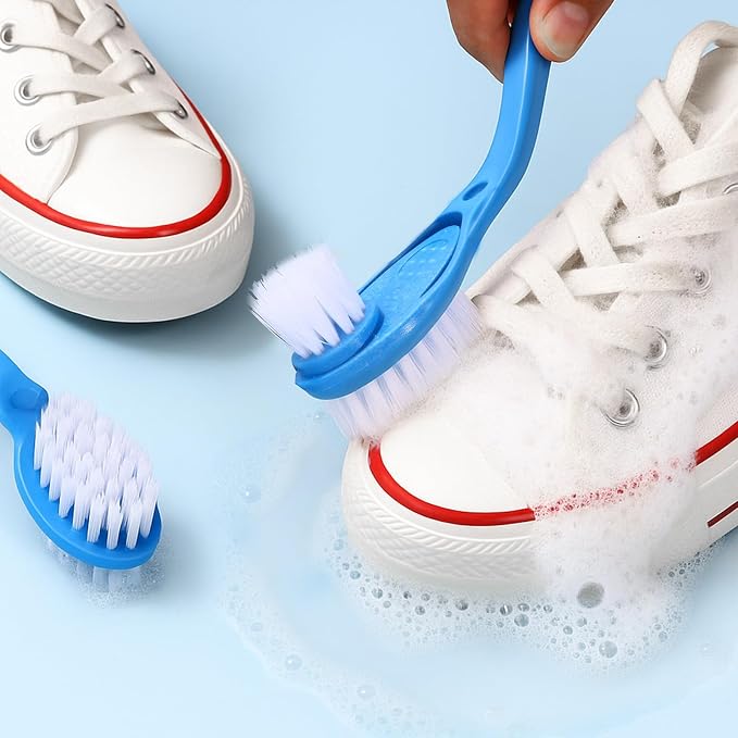 2Pcs 10in Shoes Cleaning Brushes, Double Sided Shoe Sole Cleaner Insider Shoe - Image 3
