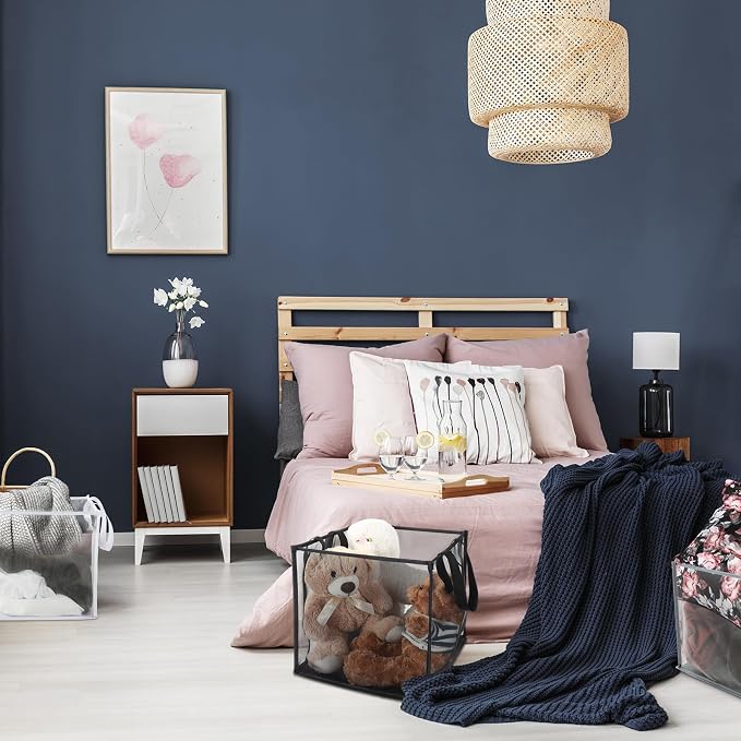 Zopeal 6 Pack Collapsible Mesh Laundry Basket, Single-layer | 13 Inch Square - Image 7