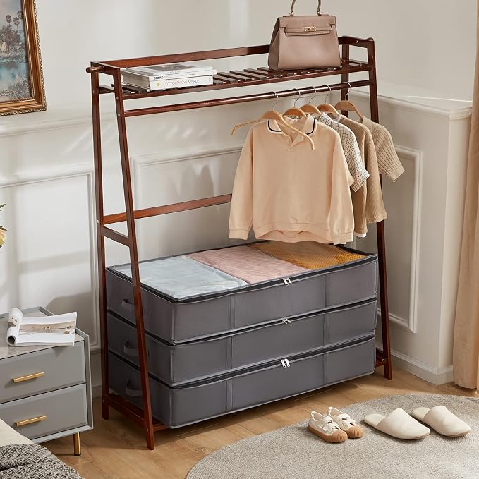 Lifewit 6 Packs Under Bed Storage Containers, Large Capacity Blanket Storage - Image 9