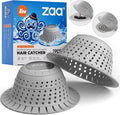 Bathtub Drain Strainer Silicone Bathroom Stopper Fixture Accessories | 2-Pack by zaa