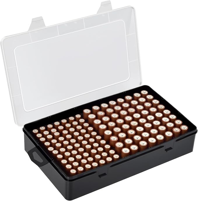 Xuerdon 134-Slot Battery Organizer Storage Case by XUERDON