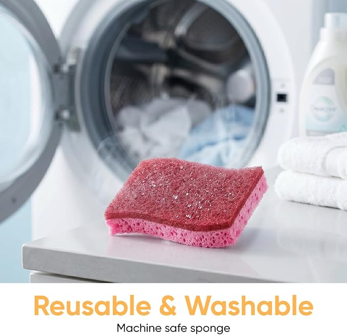 Non-Scratch Cellulose Sponge Kitchen Scrub Sponge - Image 8