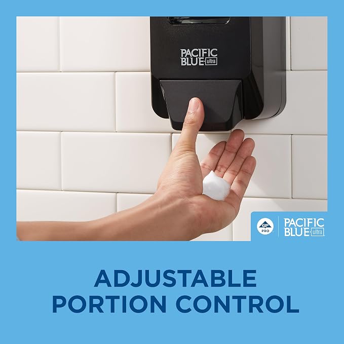 Georgia-Pacific Pacific Blue Ultra Manual Push Soap Dispenser, Wall Mounted - Image 8