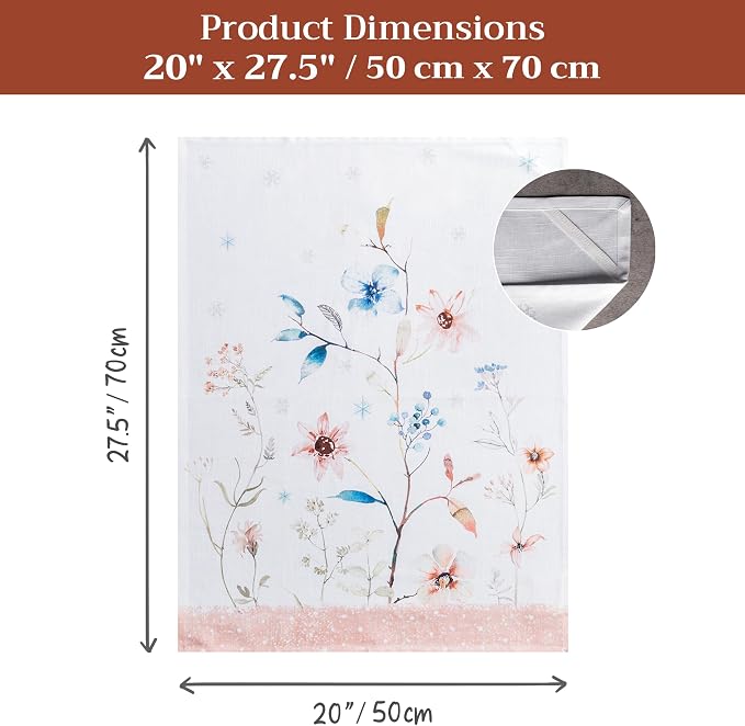 Maison d' Hermine Kitchen Towels Set of 3 Reusable 100% Cotton 27.50" x 20" - Image 7
