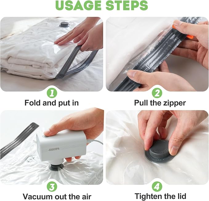 12 Pack Vacuum Seal Bags for Clothing Travel - Image 9