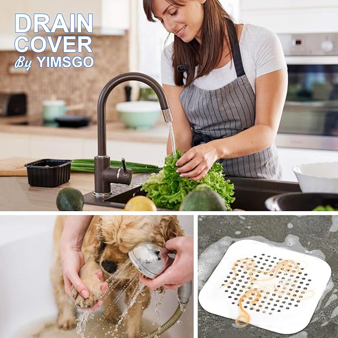 Drain Hair Catcher 2 Packs, Shower/Bathtub Drain Cover, Silicone Hair Catcher - Image 5
