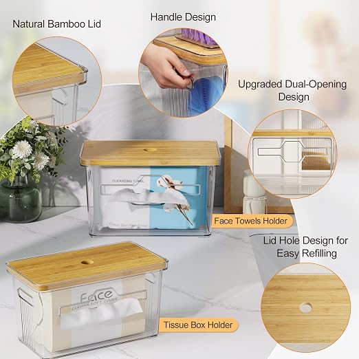2 Pack Clear Trash Bag Holder - Image 9