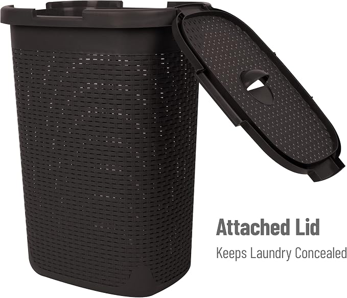 Mind Reader Slim Laundry Hamper - Image 5