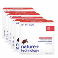 ATTITUDE Dishwasher Pods, Plant-Based & Vegan, Phosphate-Free Detergent Tablets, Naturally Derived, Unscented, 26 Count (Pack of 6)