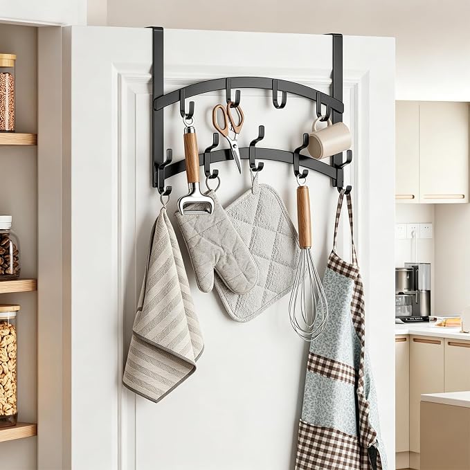 Consumest Over the Door Hooks Organizer - Image 8