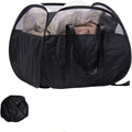 Collapsible Laundry Basket, 90L Tear Proof Mesh Pop-up Hamper | Foldable by HEDONLEE