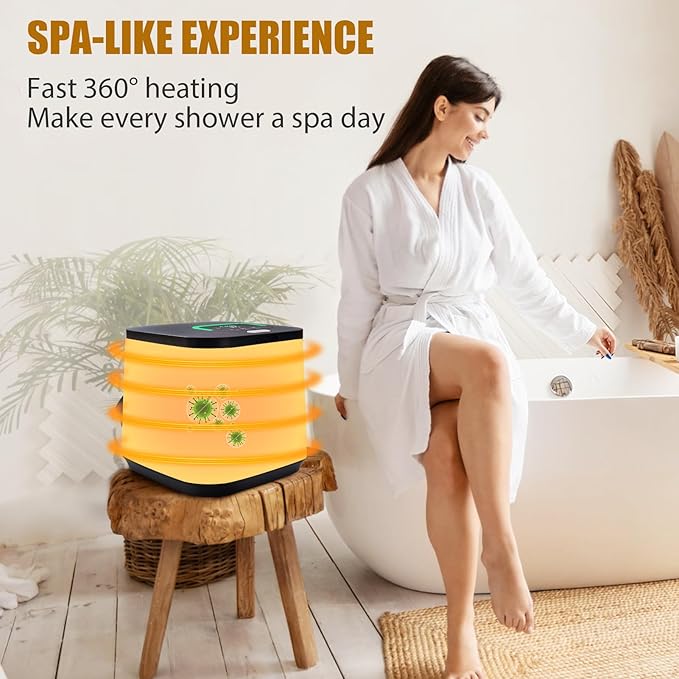 Towel Warmer Bucket, Towel Warmers for Bathroom with LED Display, Ajustable Timer, Child Lock, Delay Time Up to 24 Hours, Auto Shut-Off, Fits 40” x 70“ Towel, Blankets Bathrobes PJ's