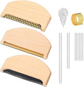 LemonRoad 3 Pcs Wooden Lint Comb 3 Styles Manual Portable Sweater Comb Manual by Unknown