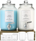 2-Pack Glass Laundry Detergent Dispenser by CYYKDA