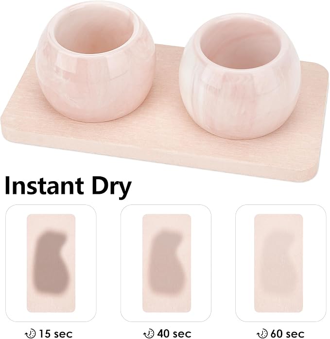 2 Pack Ceramic Toothbrush Holder - Image 3