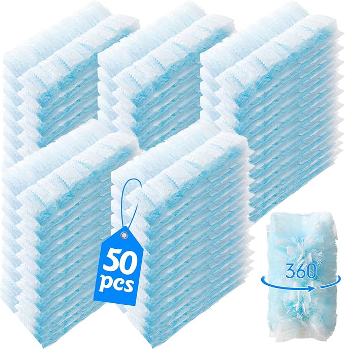 50 Count 360° Heavy Duty Duster Refills Compatible by Senowi