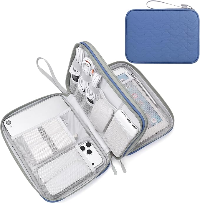 FYY Electronic Organizer, Travel Tech Pouch Bag, Extra Large, Waterproof by FYY