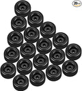 BBTO 20 Packs 2.5" Trailer Ramp Door Bumper, Trailer Door Bumper Compatible with Cargo Ramp Doors, Truck Gates Round Rubber Bump Stops Utility Accessories, Black