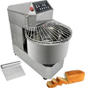 INTSUPERMAI Commercial Dough Mixer, 40QT Stand Flour Mixing Machine, Double Action Double Speed, with Dough Cutter, 110V/1800W Electric Food Stand Spiral Mixer