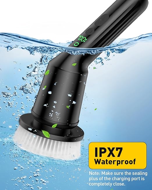 Electric Spin Scrubber for Bathroom, Shower Scrubber - Image 7