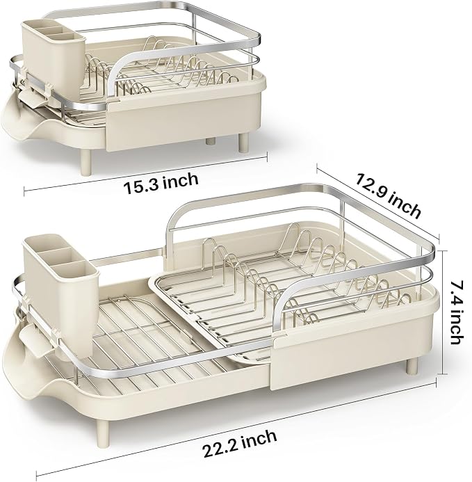 SAYZH Expandable Dish Drying Rack - Image 8
