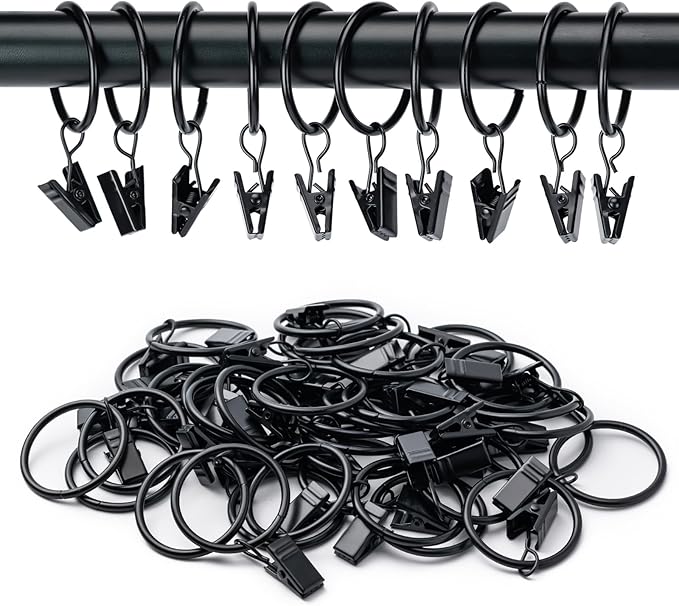 BOOMIBOO 36 Pack Curtain Rings - Image 3