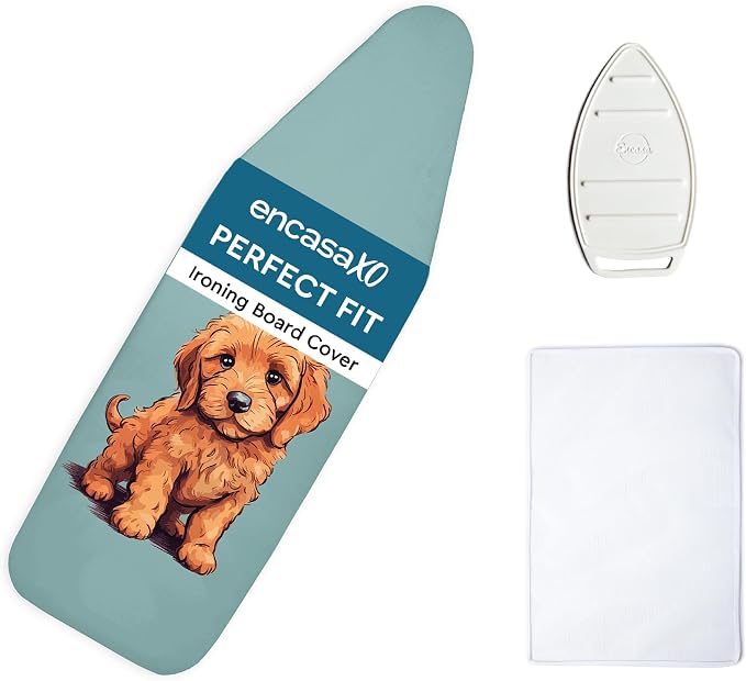 Encasa XO Padded Ironing Board Cover and Pad 42"x14" Tommy by EncasaXO