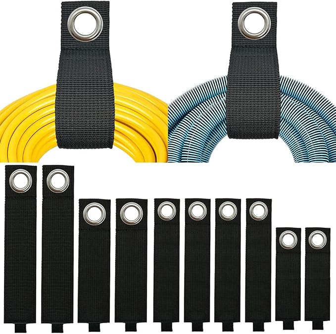 ZTSXLLIM Extension Cord Organizer, Heavy Duty Storage Straps 10 Pack | Assorted by ZTSXLLIMDirect