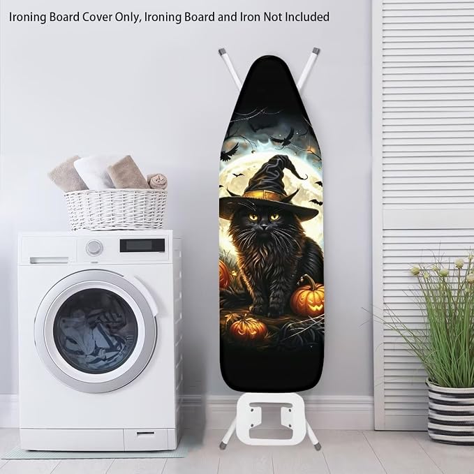 Halloween Ironing Board Cover Cat Pumpkin Ironing Board Cover and Pad Standard - Image 3