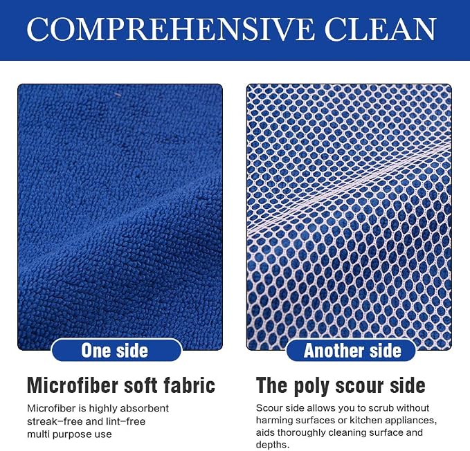 SINLAND Dish Cloth for Washing Dishes Kitchen Washcloth Cleaning Cloth - Image 4