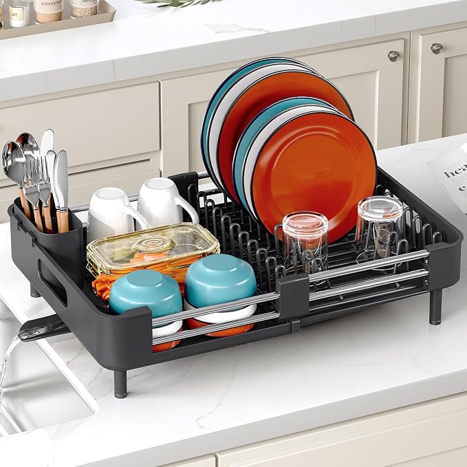 TOOLF Expandable Dish Drying Rack - Image 9