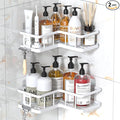 YASONIC Corner Shower Caddy Adhesive, 100% Rustproof Shower Organizer, No Drill by YASONIC