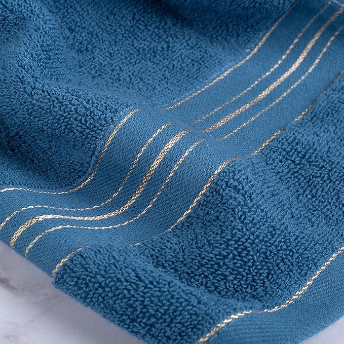 3 Pack Hand Towels for Bathroom, Cotton Soft & Absorbent | Decorative Hand - Image 3
