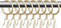 Hotop 30 Pcs Metal Curtain Rings by HOTOP