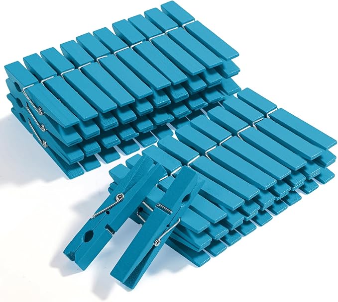 Mr. Pen- Large Wooden Clothes Pins, 2.9 Inch, 50 Pack, Natural Wood Clips by MrPen