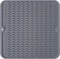 Silicone Dish Drying Mat, Non-Slip Easy Clean Sink Mat, Large Heat-resistant by MODENGKONGJIAN