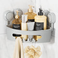 LEVERLOC Corner Shower Caddy Suction Cup, Shower Basket Suction Bathroom by LEVERLOC