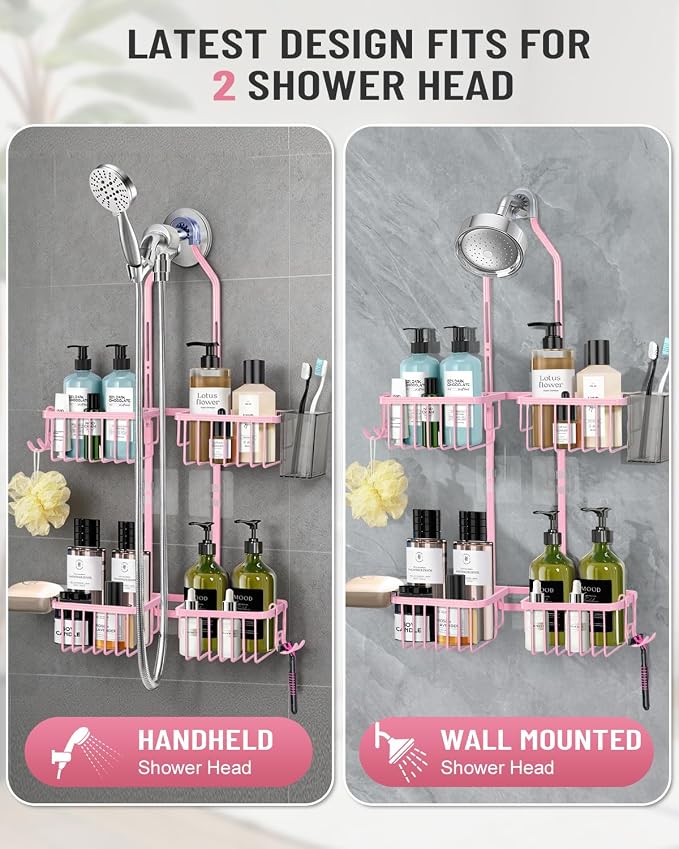 Adjustable Shower Caddy Hanging - Image 3