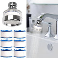 7Pcs Sink Water Filter with Filter Elements Set, Universal Sink Faucet Filter by Dexspoeny