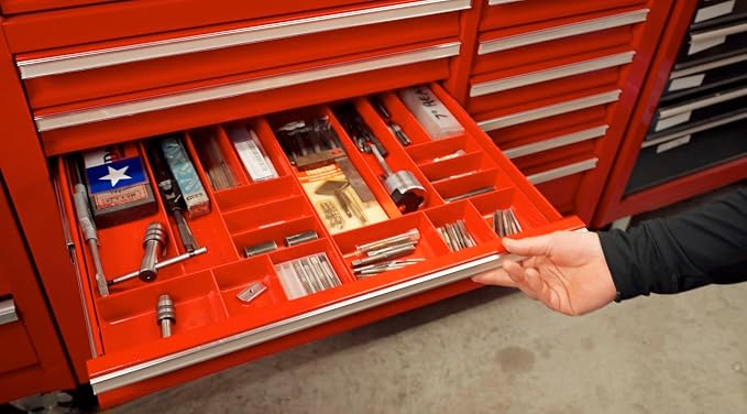 Ernst MFG 10 Compartment Drawer Organizer: Heavy Duty Stackable Tray - Image 2