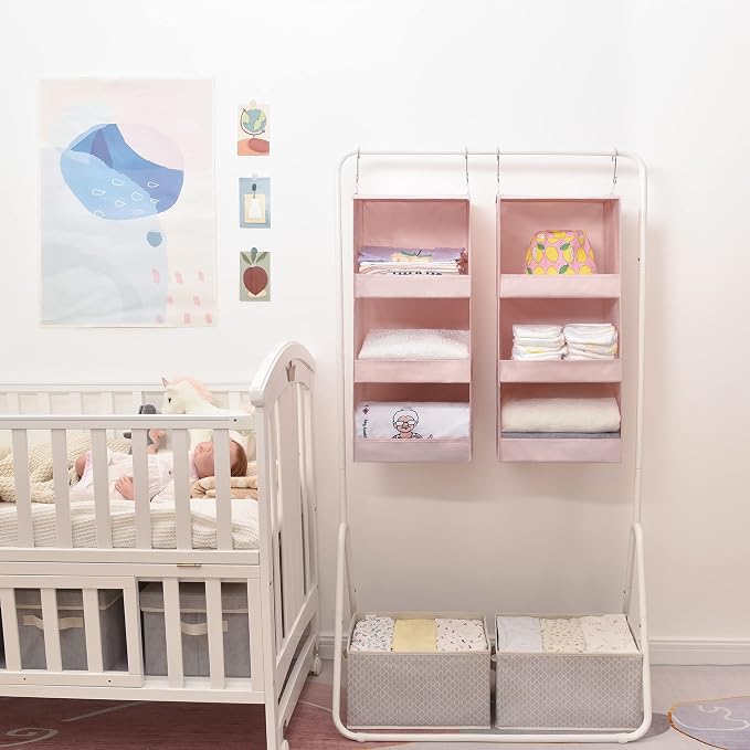 GRANNY SAYS 3-Shelf Hanging Closet Organizer, Foldable Storage, No-Sag Support - Image 2