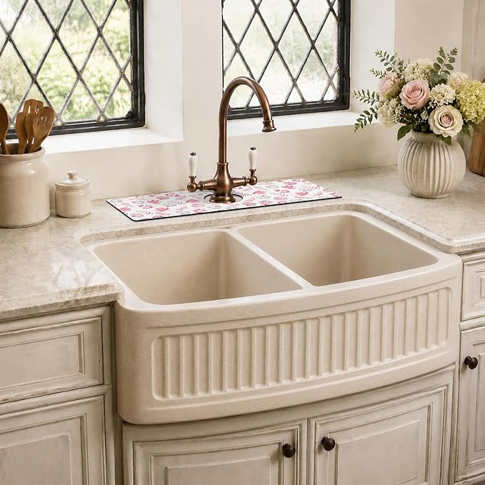 Fall Kitchen Sink Splash Guard Faucet Mat, Farmhouse Sink Splash Guard Behind - Image 7