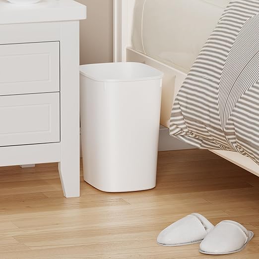 CEROELDA Small Bathroom Trash Can, 2.6 Gallon Slim Mini Garbage Can Small Trash - Image 5