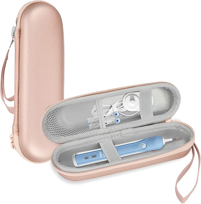 ProCase Toothbrush Travel Case for Oral-B & Sonicare -Rosegold | Fits Oral-B by ProCase