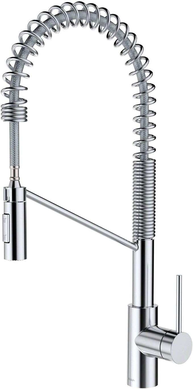 KRAUS Oletto Commercial Style Single Handle Pull Down Kitchen Faucet by Unknown