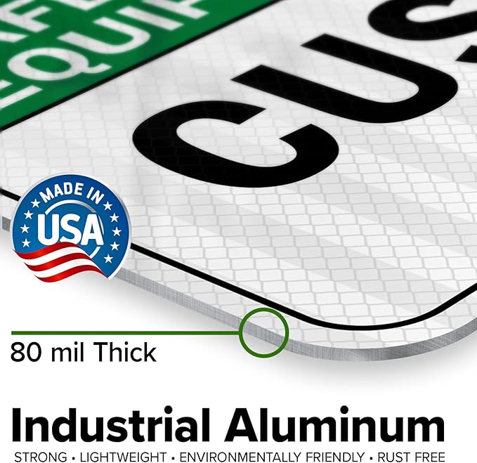 Custom Safety Equipment Sign, Ansi Sign, Osha Compliant, 12x18 Inches, 3M EGP Reflective, Rust Free .063 Aluminum, Fade Resistant, Made in USA by My Sign Center
