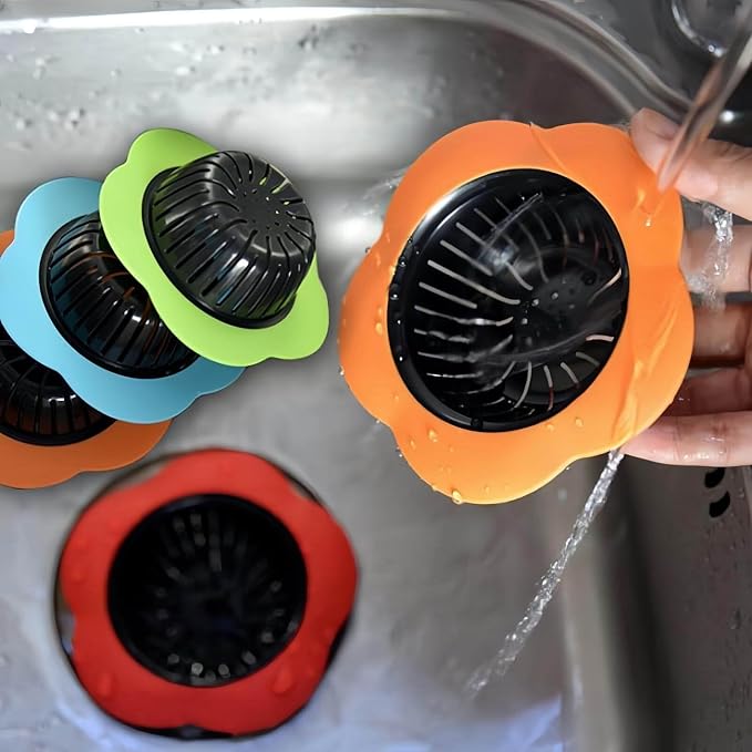 Silicone Sink Drain Strainer, 4 Pack - Image 6